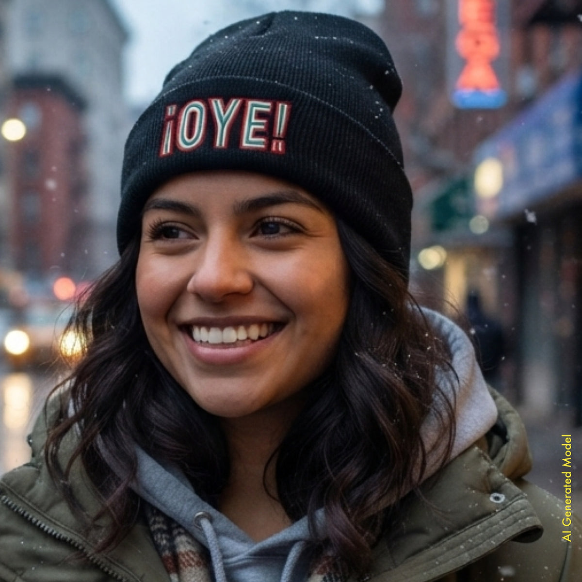¡OYE! La Bandera - El Gorro Tri-Color Mexican Cuffed Beanie | ¡OYE! Originals
