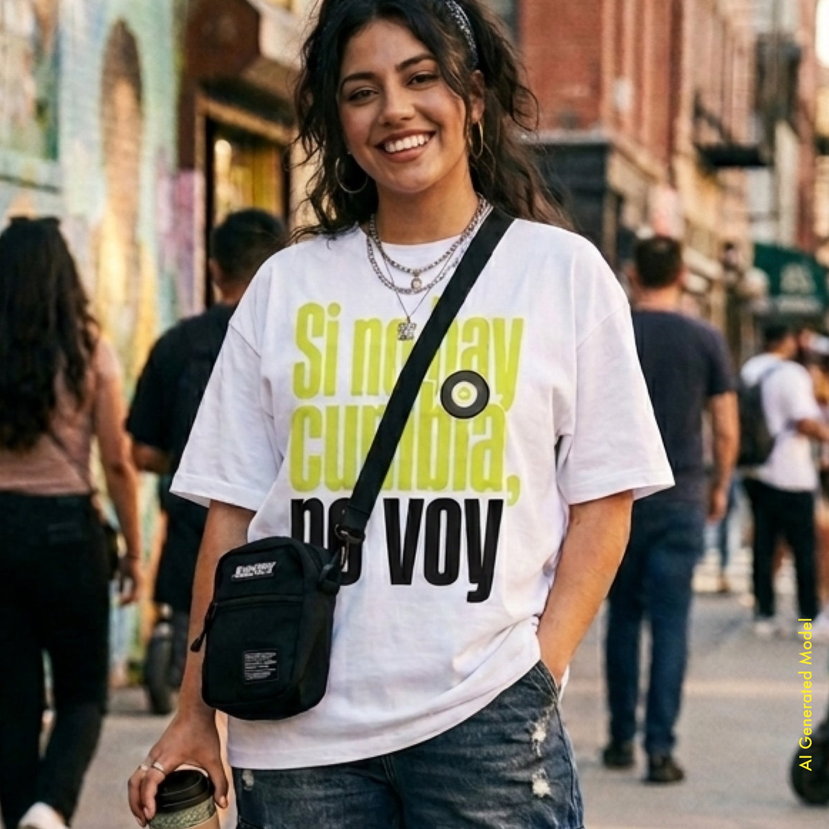 Si No Hay Cumbia, No Voy - On Trend Style Relaxed Fit Tee