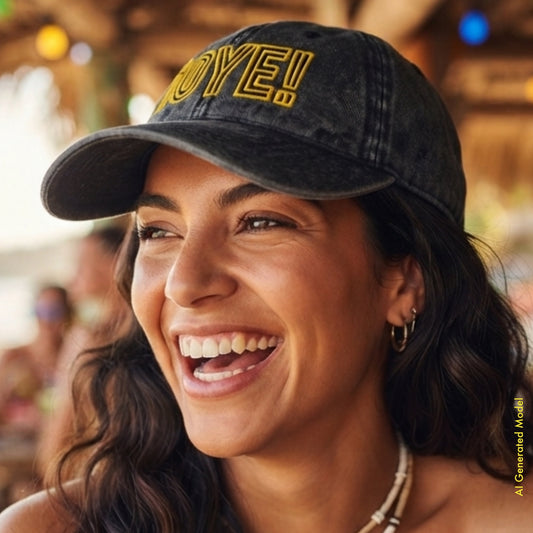 ¡OYE! El Dorado - El Finde Black & Gold Vintage Dad Cap | ¡OYE! Originals