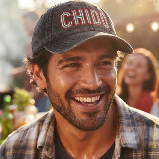 Chido La Bandera - El Finde Tri-Color Vintage Dad Cap | ¡OYE! Originals