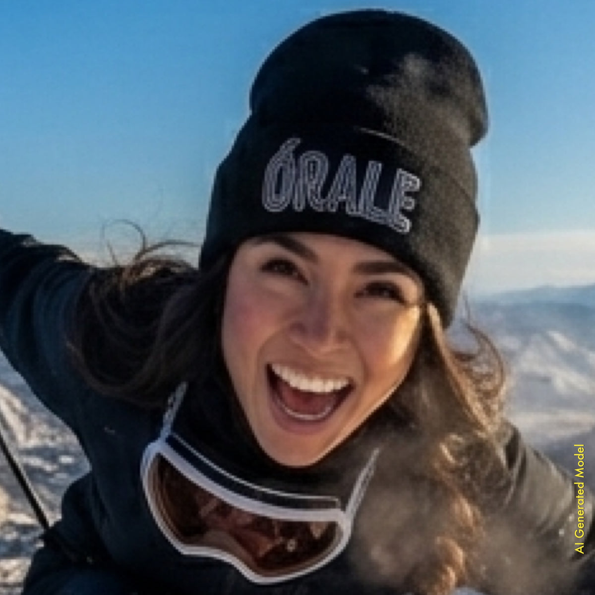 Órale El Trazo - EL Gorro Black & White Cuffed Beanie | ¡OYE! Originals
