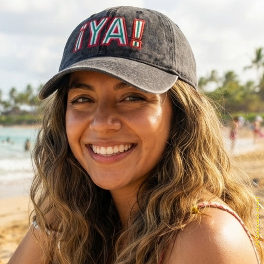¡YA! La Bandera - El Finde Tri-Color Vintage Dad Cap | ¡OYE! Originals