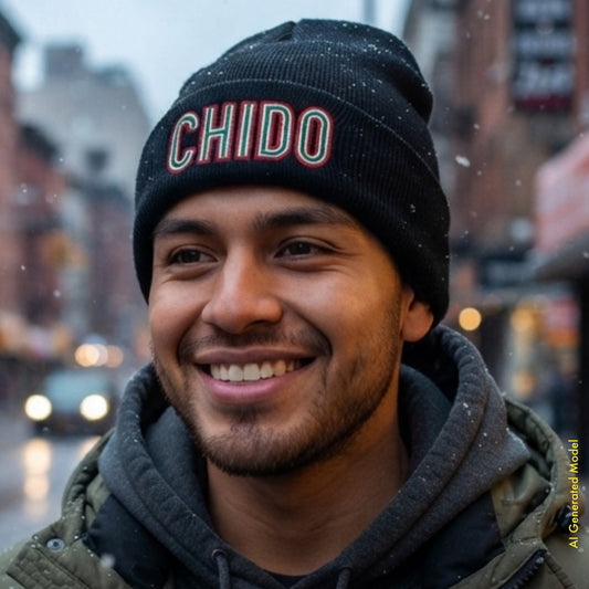 Chido La Bandera - El Gorro Tri-Color Mexican Cuffed Beanie | ¡OYE! Originals