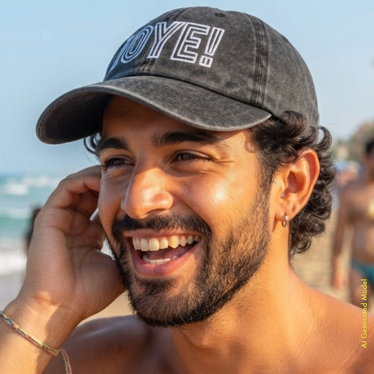 ¡OYE! El Trazo - El Finde Black & White Vintage Dad Cap | ¡OYE! Originals