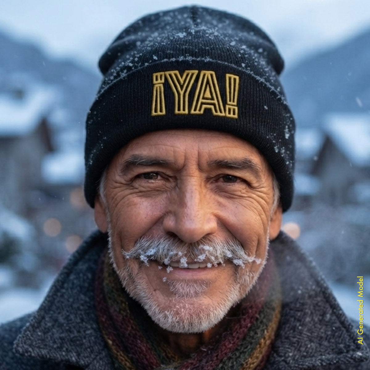 ¡YA! El Dorado - El Gorro Black & Gold Cuffed Beanie | ¡OYE! Originals