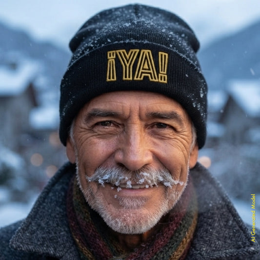 ¡YA! El Dorado - El Gorro Black & Gold Cuffed Beanie | ¡OYE! Originals