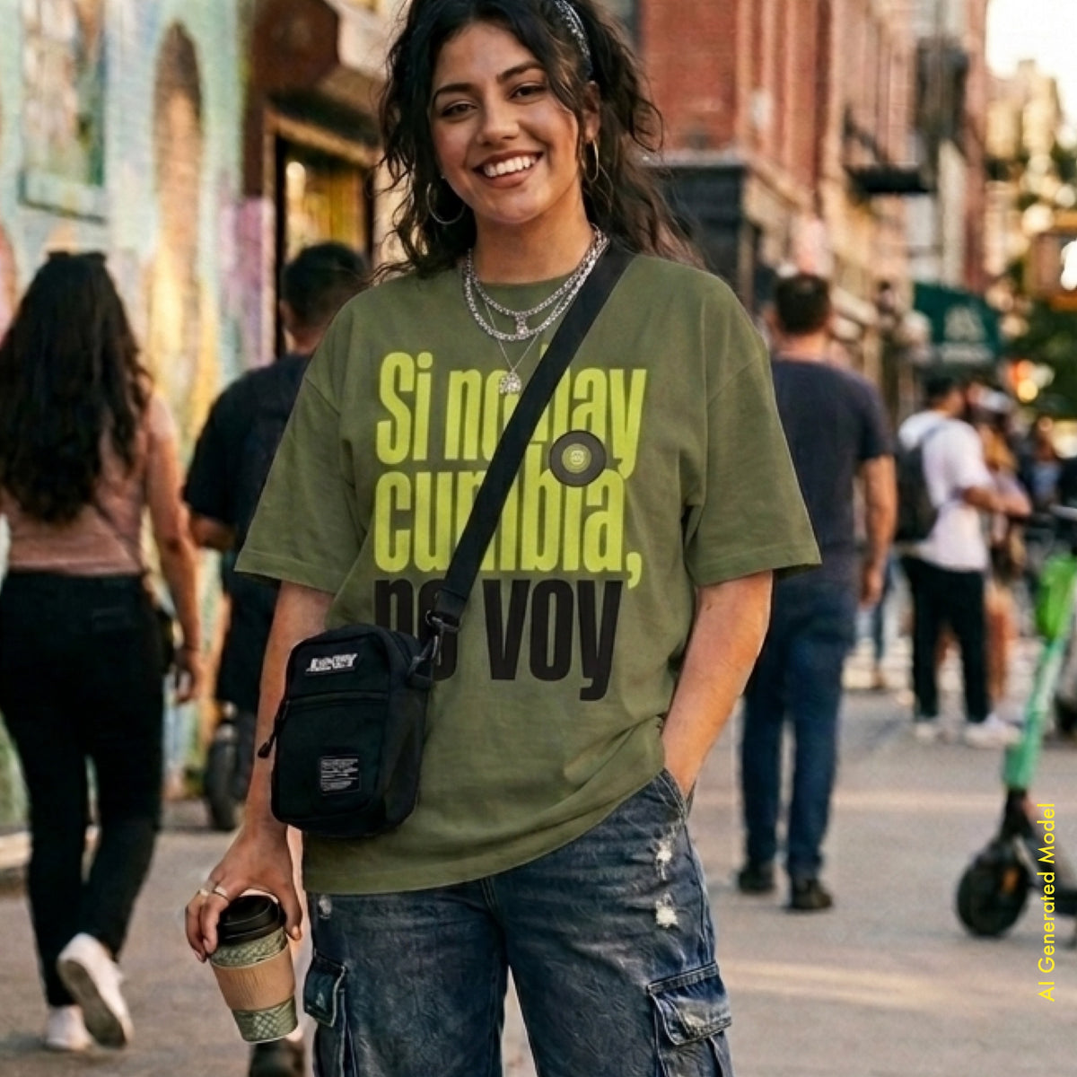 Si No Hay Cumbia, No Voy - On Trend Style Relaxed Fit Tee