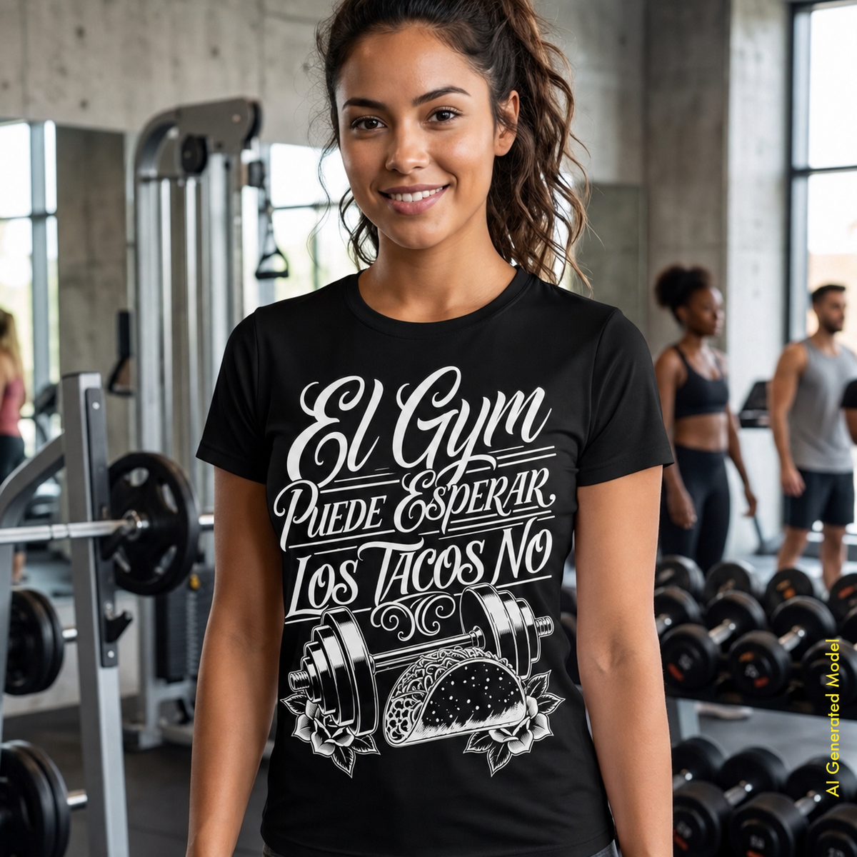 El gym puede esperar, los tacos no - Chicano Ink Style Classic Fit Tee