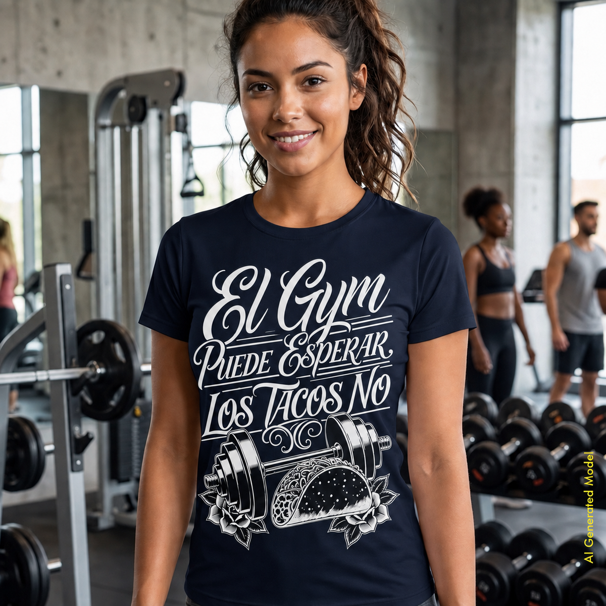 El gym puede esperar, los tacos no - Chicano Ink Style Classic Fit Tee