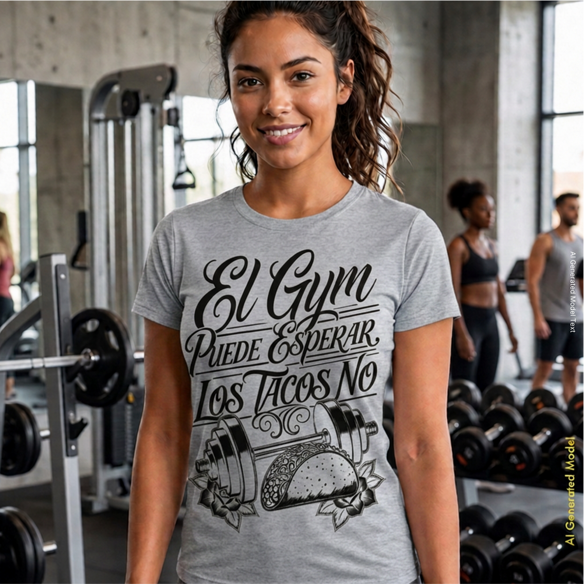El gym puede esperar, los tacos no - Chicano Ink Style Classic Fit Tee