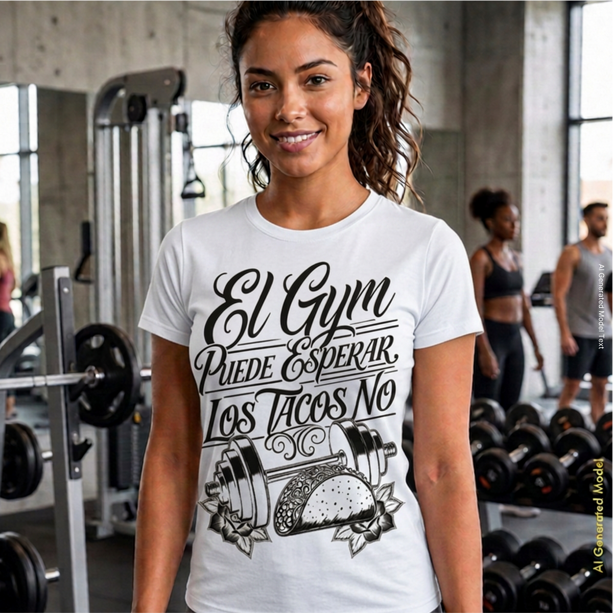El gym puede esperar, los tacos no - Chicano Ink Style Classic Fit Tee