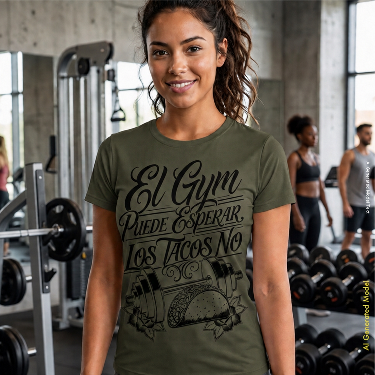 El gym puede esperar, los tacos no - Chicano Ink Style Classic Fit Tee