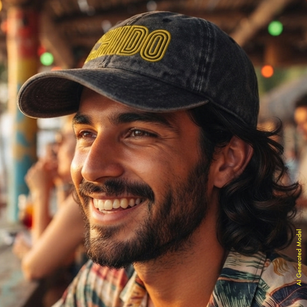 Chido El Dorado - El Finde Black & Gold Vintage Dad Cap | ¡OYE! Originals