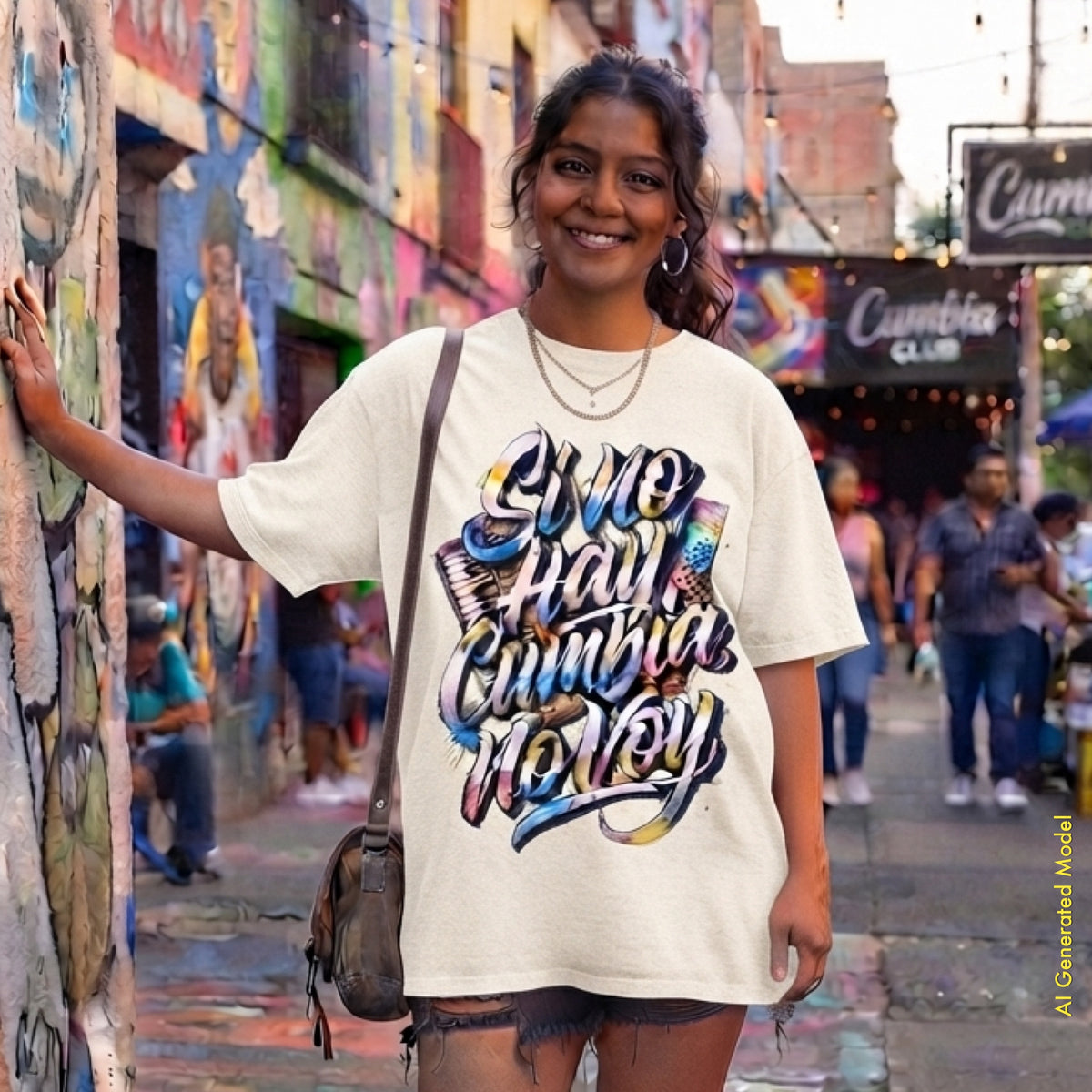 Si No Hay Cumbia, No Voy - A Mano Style Relaxed Fit tee