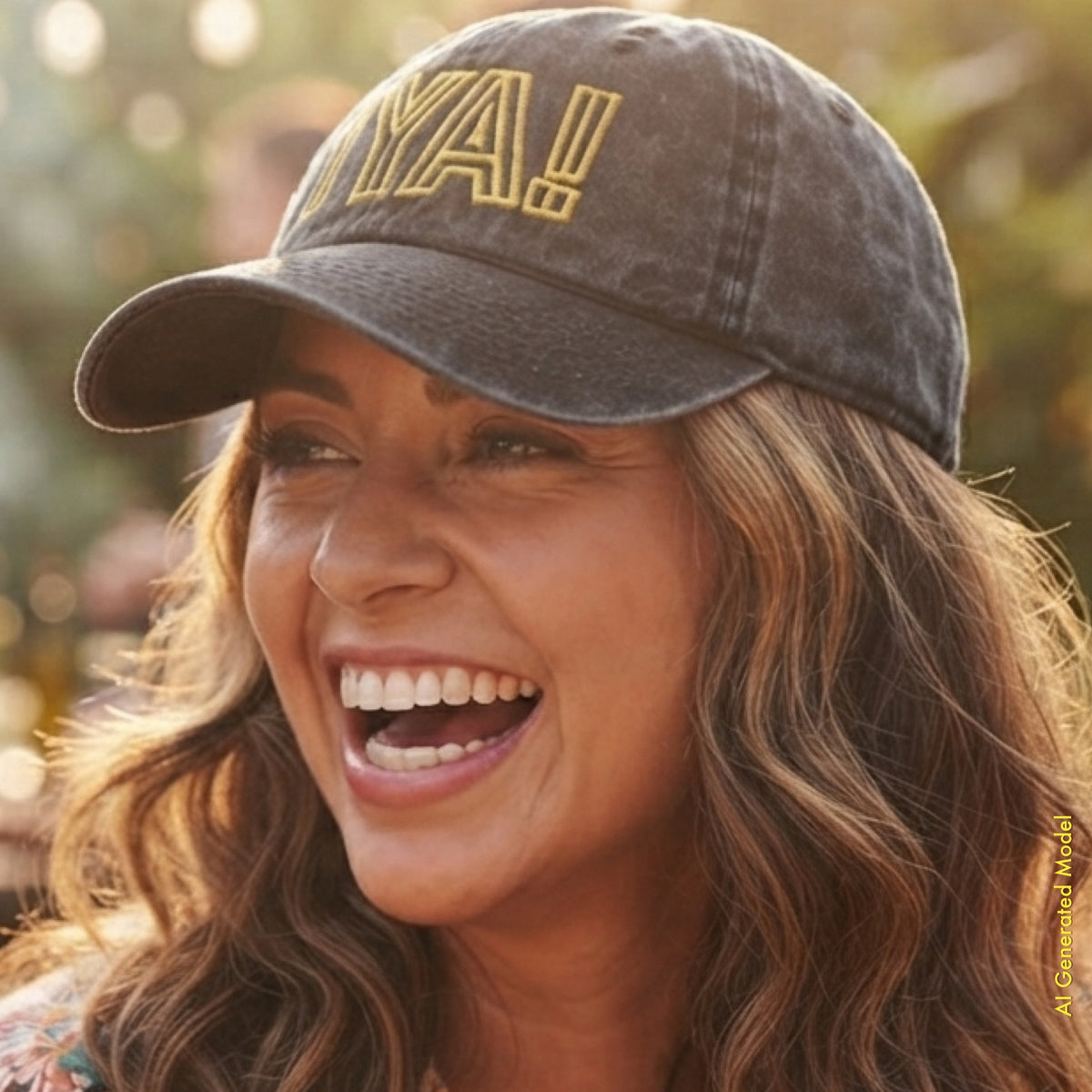 ¡YA! EL Dorado - El Finde Black & Gold Vintage Dad Cap | ¡OYE! Originals
