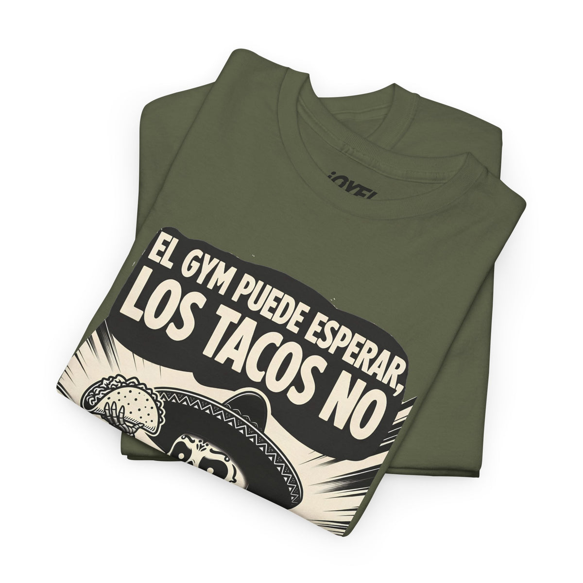 El Gym Puede Esperar, Los Tacos No - Flaco Toon Classic Fit Tee