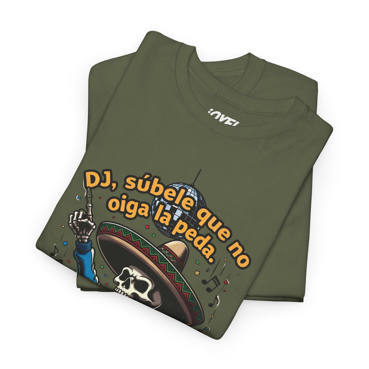 Dj Subele que no oiga la peda - Flaco Calaca Premium Classic Fit Tee