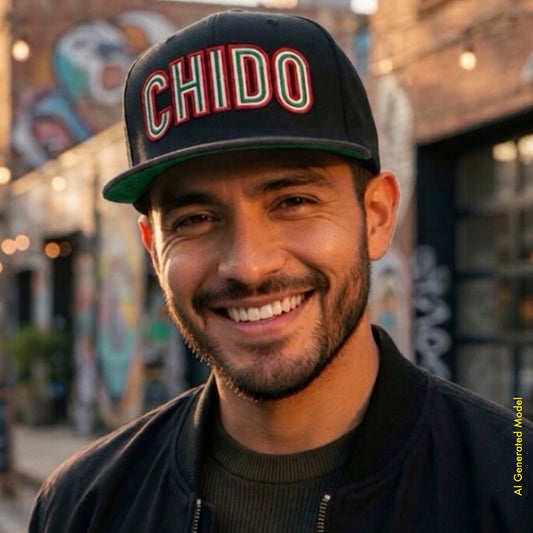 Chido La Bandera - La Calle Tri-Color Mexican Flat Bill Cap | !OYE! Originals