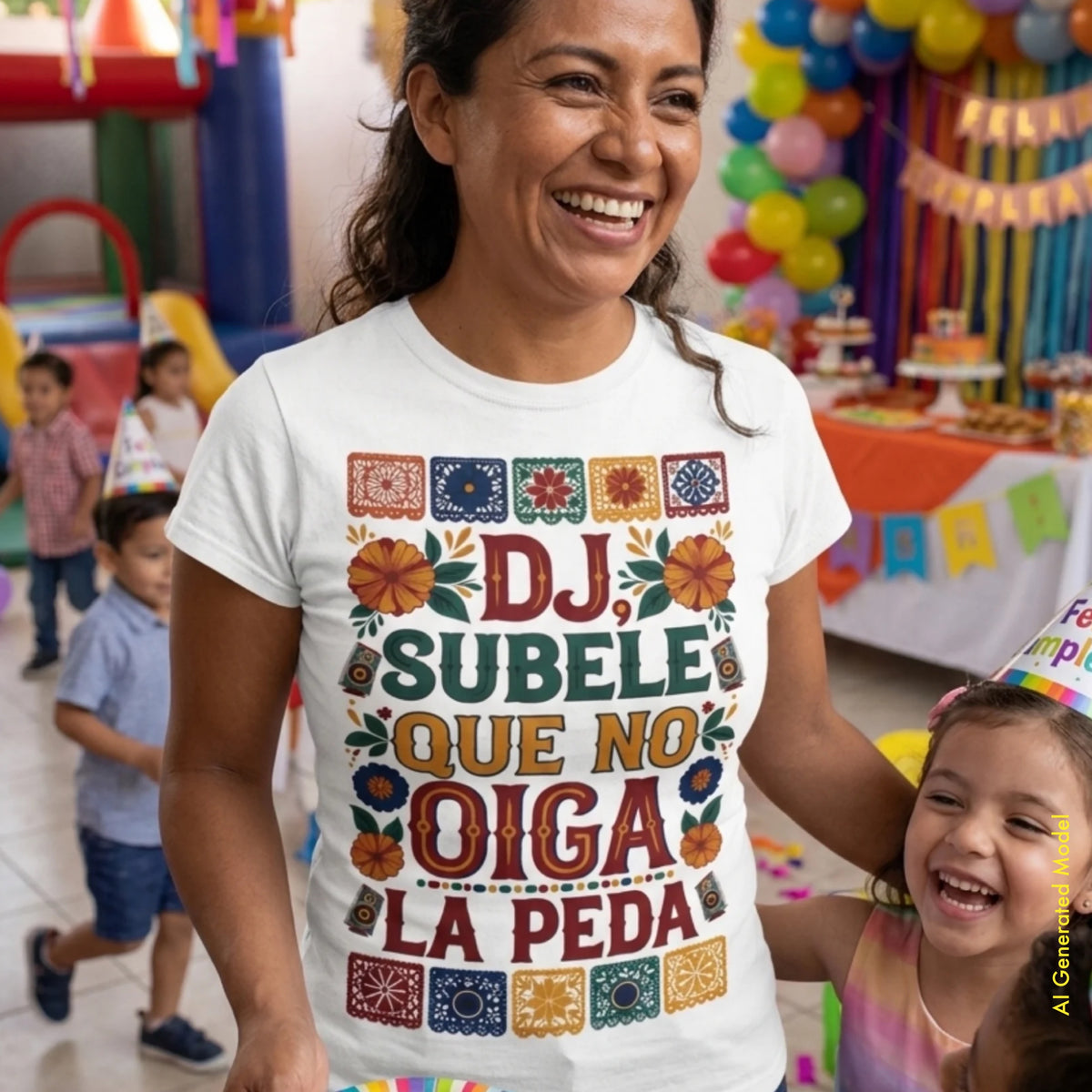 Dj Súbele que no oiga la peda - Traditional Style Classic Fit Tee