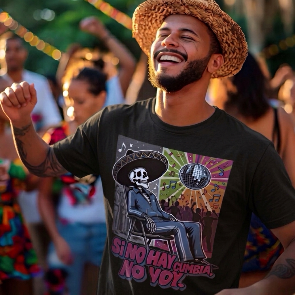 Si No Hay Cumbia, No Voy - Flaco Calaca Premium Classic Tee