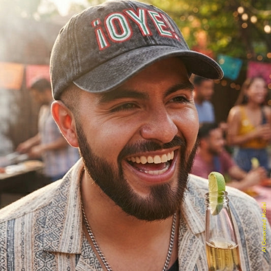 ¡OYE! La Bandera - El Finde Tri-Color Vintage Dad Cap | ¡OYE! Originals