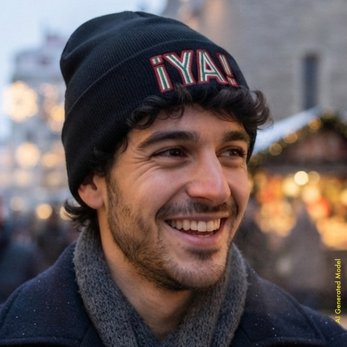 ¡YA! LA Bandera - El Gorro Tri-Color Mexican Cuffed Beanie | ¡OYE! Originals