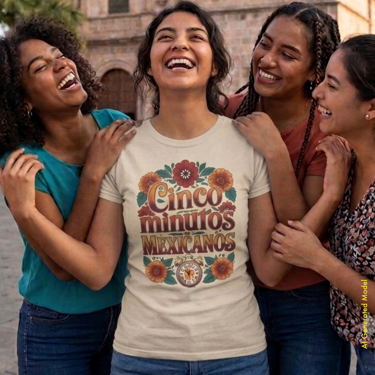 Cinco Minutos Mexicanos - Traditional Style Classic Fit Tee
