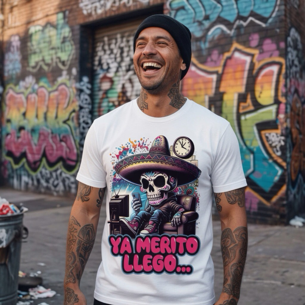 Ya Merito Llego - Flaco Calaca Premium Classic Fit Tee