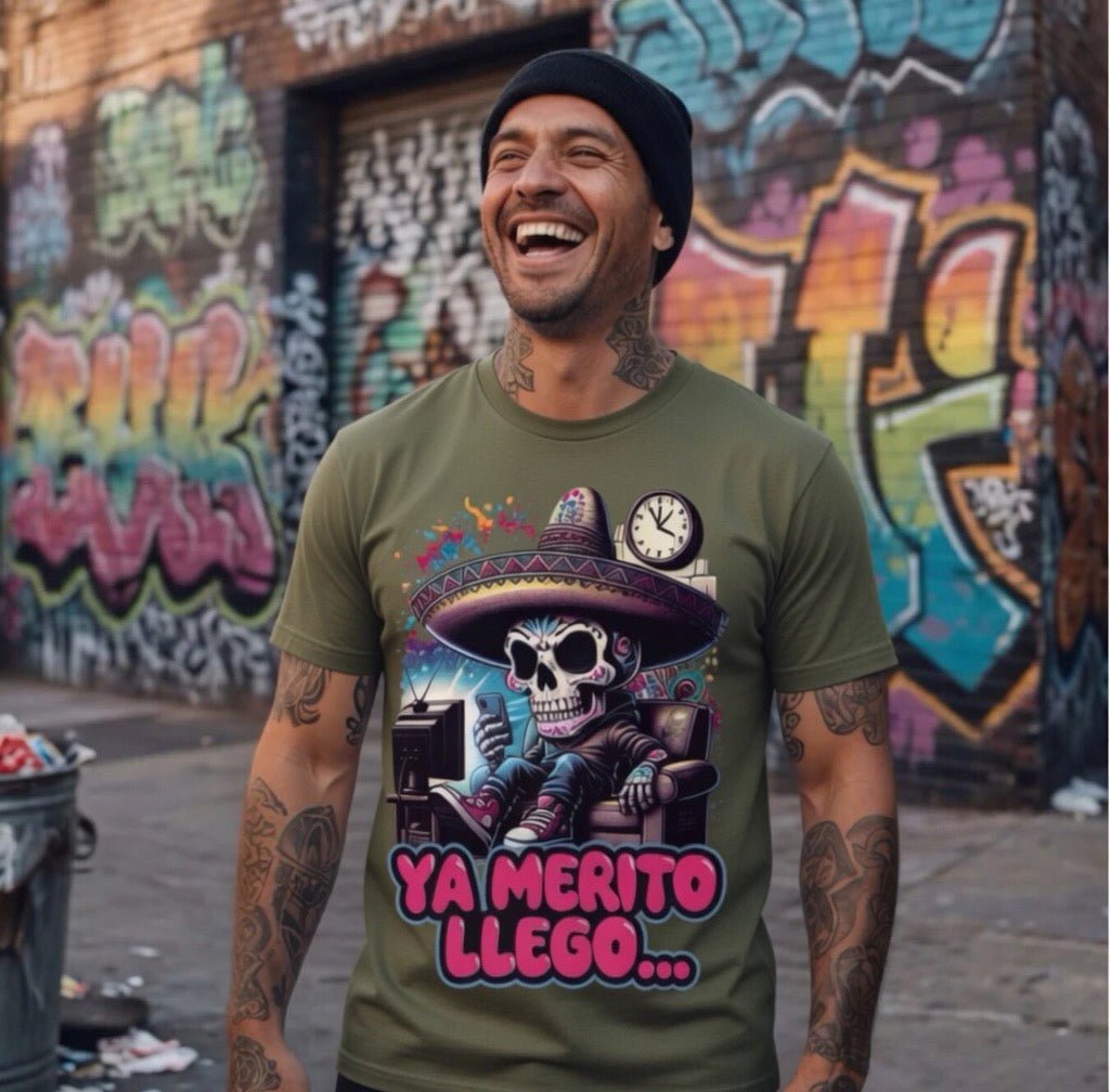 Ya Merito Llego - Flaco Calaca Premium Classic Fit Tee