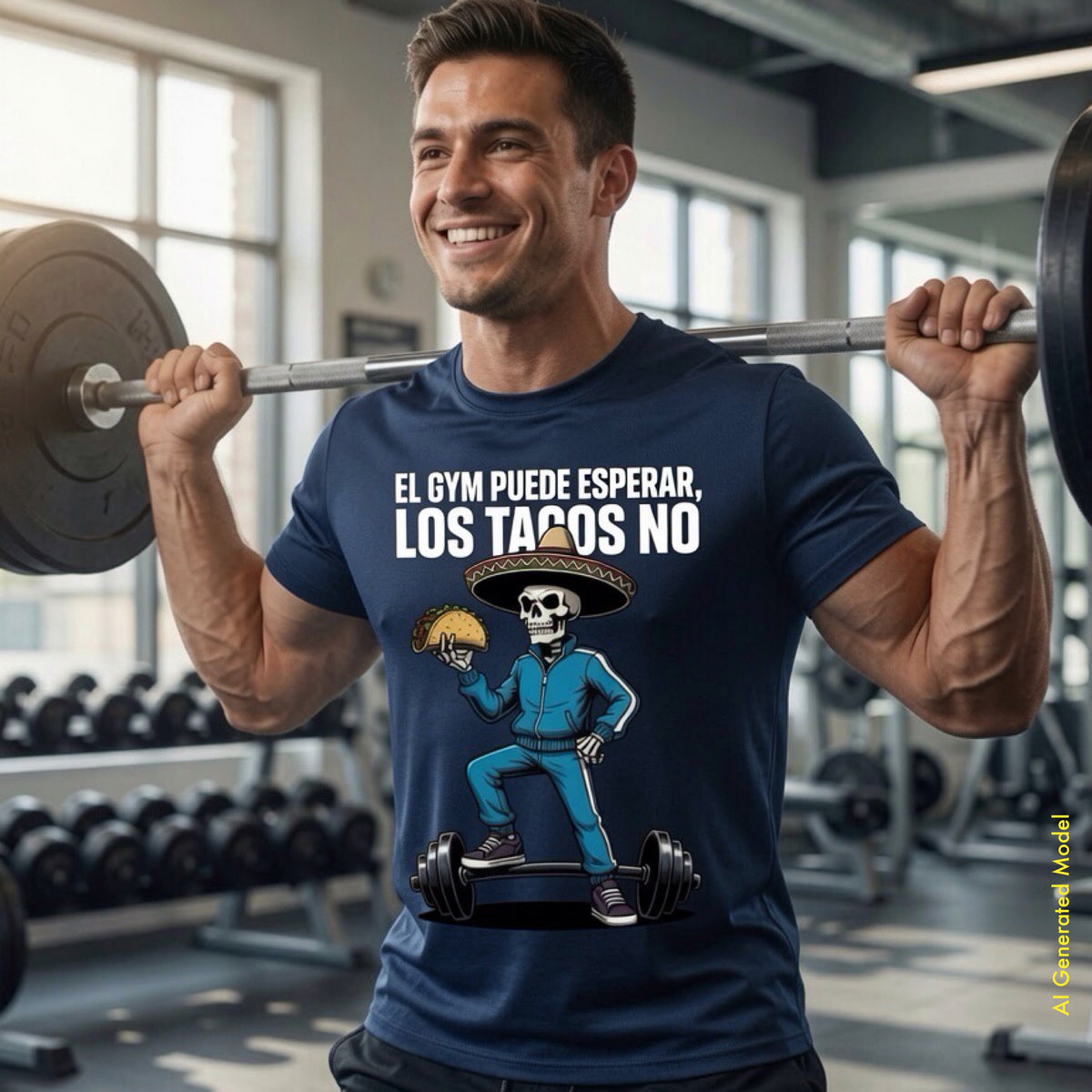 El Gym Puede Esperar, Los Tacos No — Flaco Calaca Premium Tee