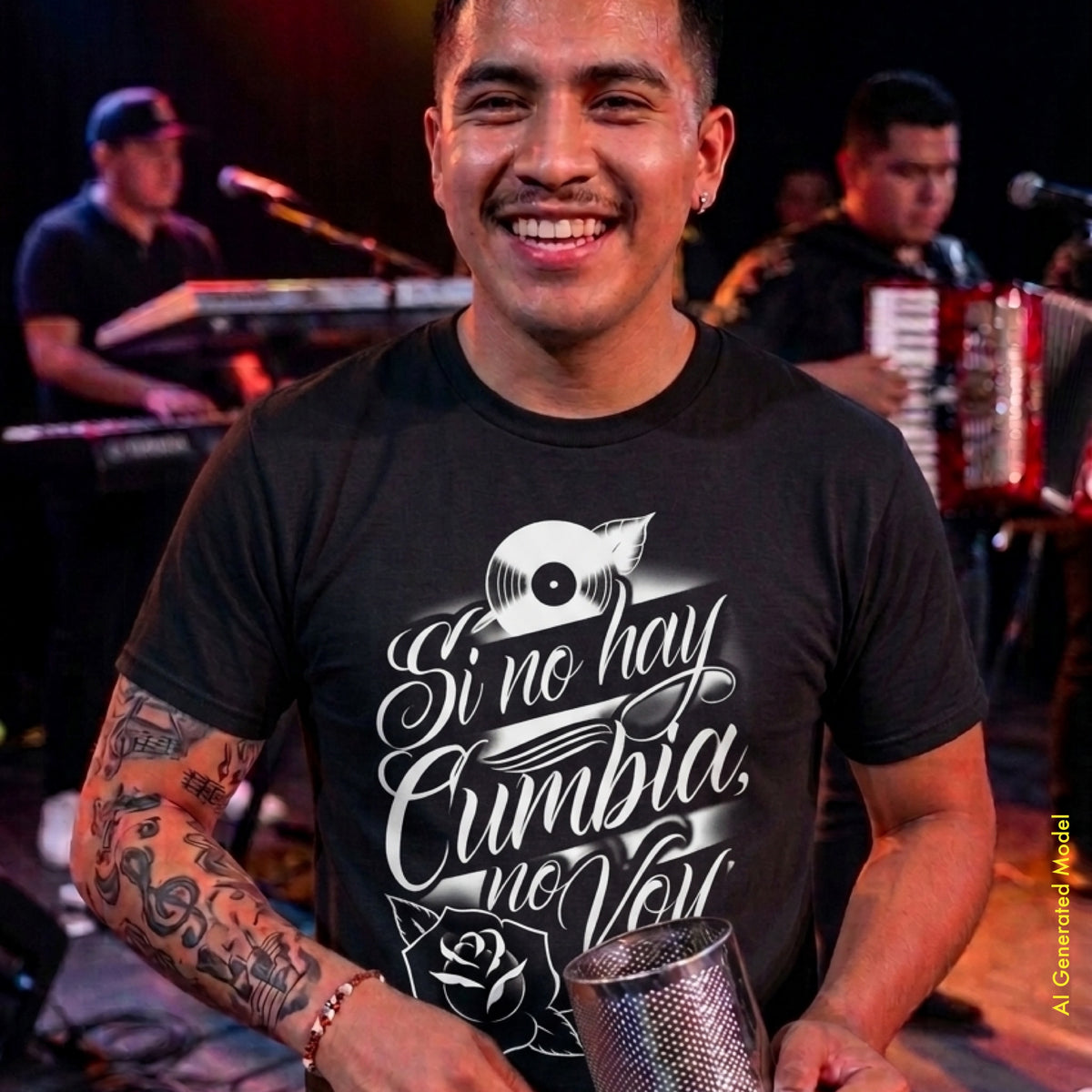 Si No Hay Cumbia, No Voy - Chicano Ink Style Classic Fit Tee