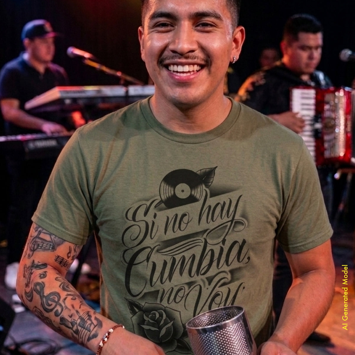 Si No Hay Cumbia, No Voy - Chicano Ink Style Classic Fit Tee