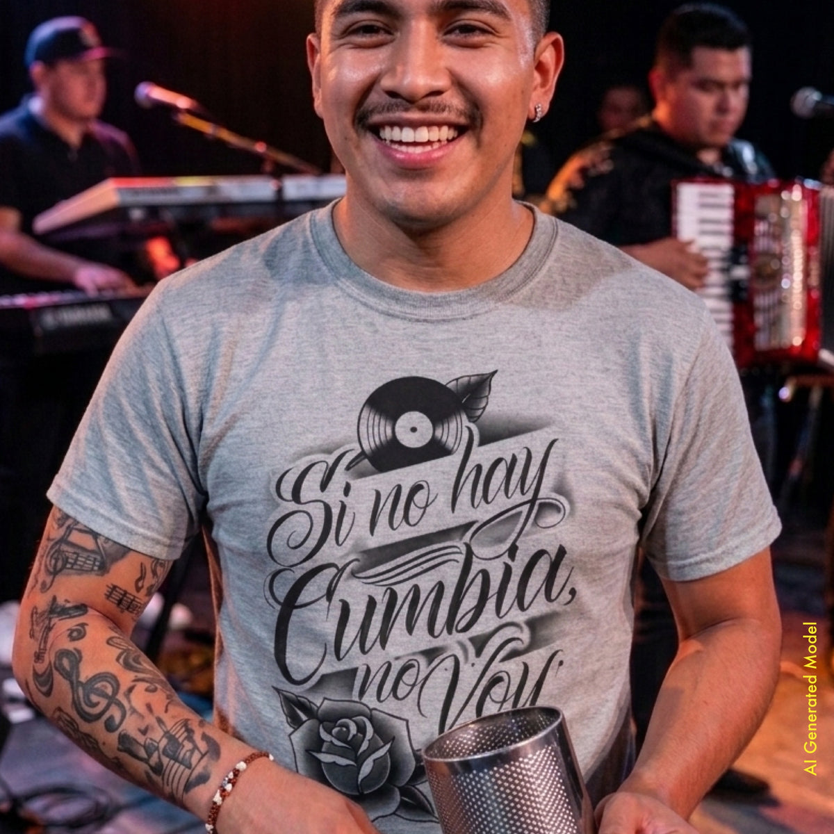 Si No Hay Cumbia, No Voy - Chicano Ink Style Classic Fit Tee