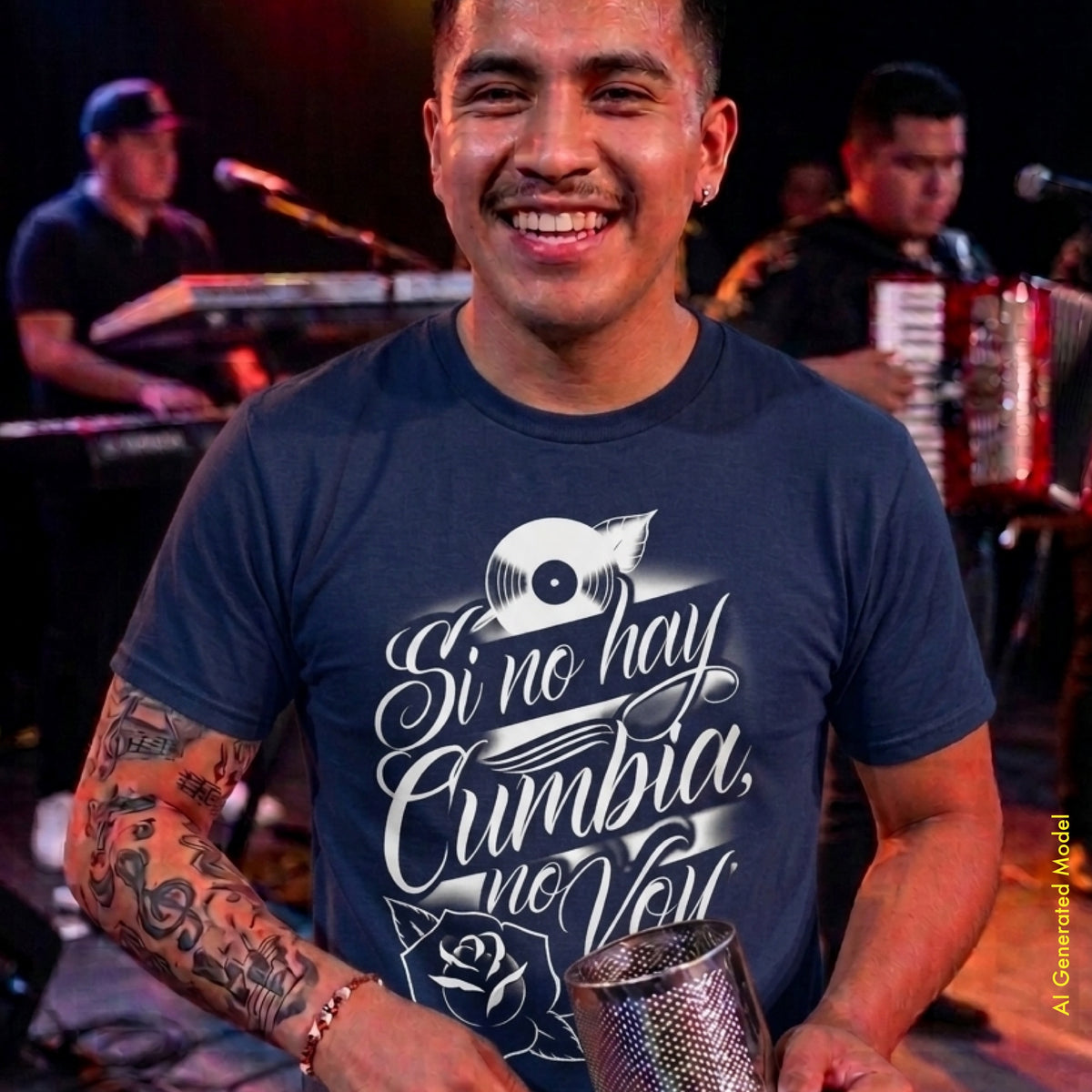Si No Hay Cumbia, No Voy - Chicano Ink Style Classic Fit Tee
