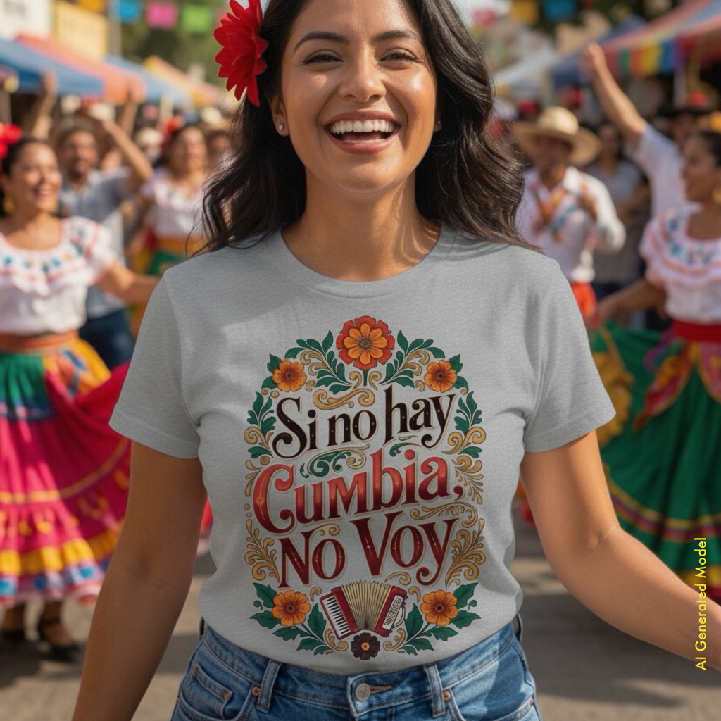 Si No Hay Cumbia, No Voy - Traditional Style Classic Unisex Tee