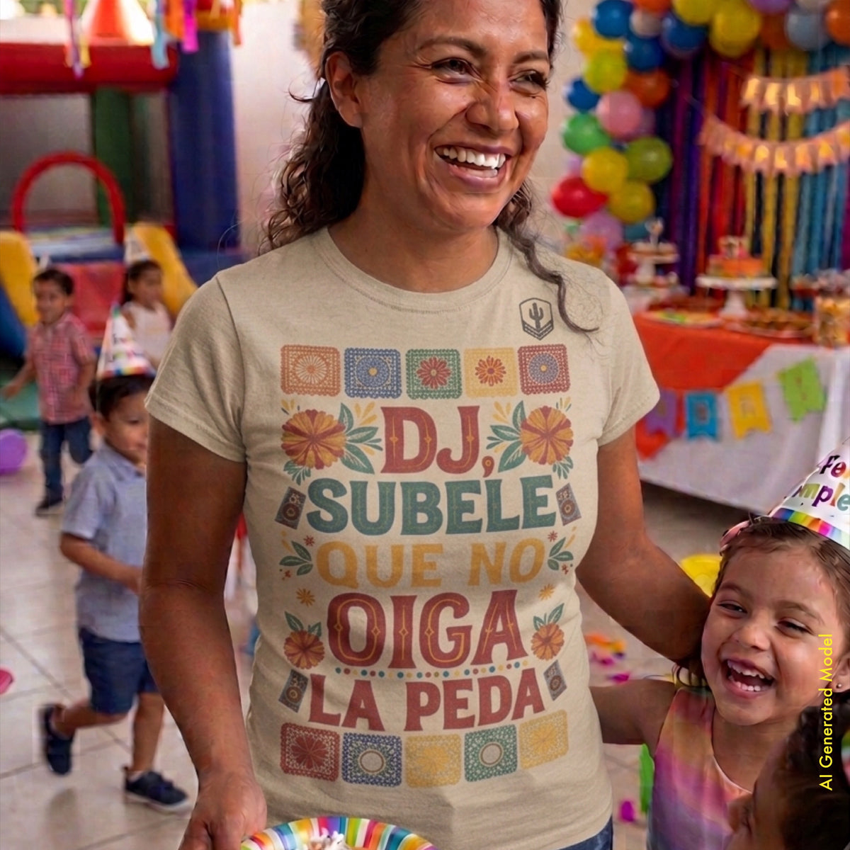 Dj Súbele que no oiga la peda - Traditional Style Classic Fit Tee