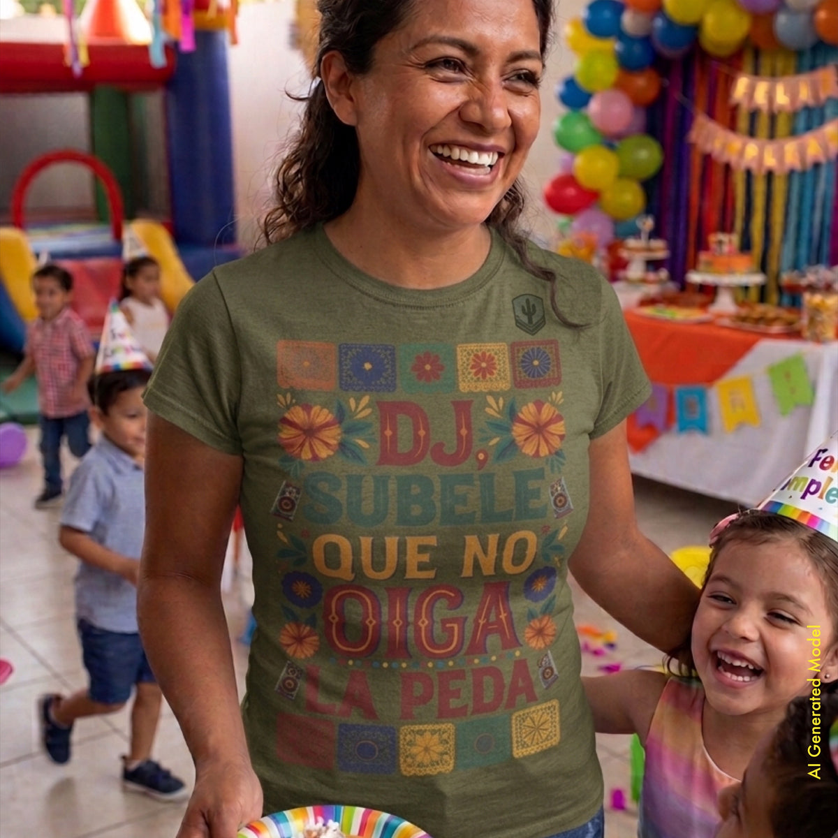 Dj Súbele que no oiga la peda - Traditional Style Classic Fit Tee