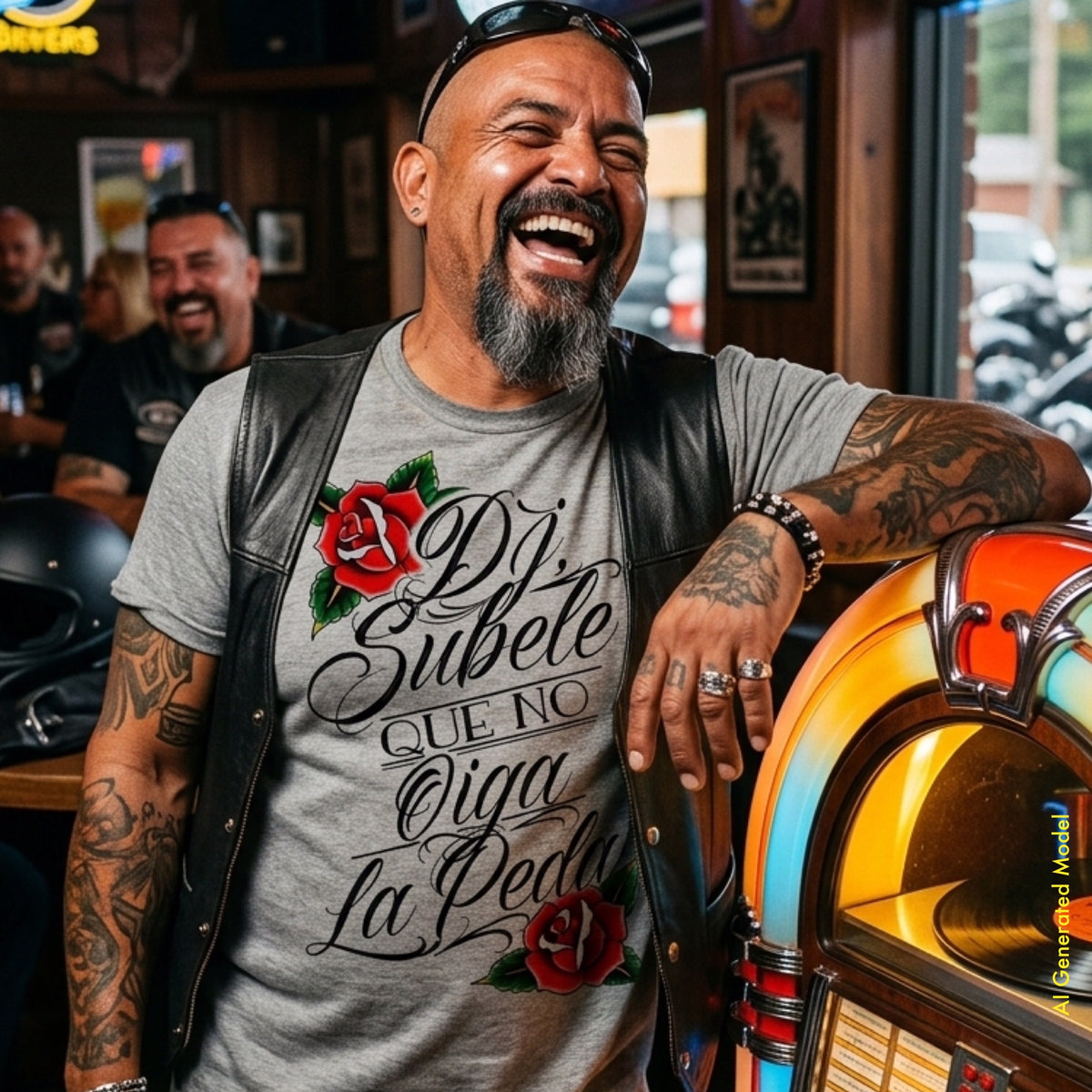 Dj Subele que no oiga la peda - Chicano Ink Style Classic Fit Tee