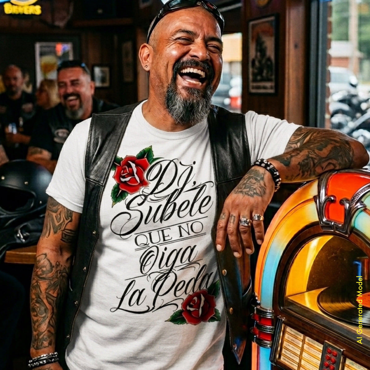 Dj Subele que no oiga la peda - Chicano Ink Style Classic Fit Tee