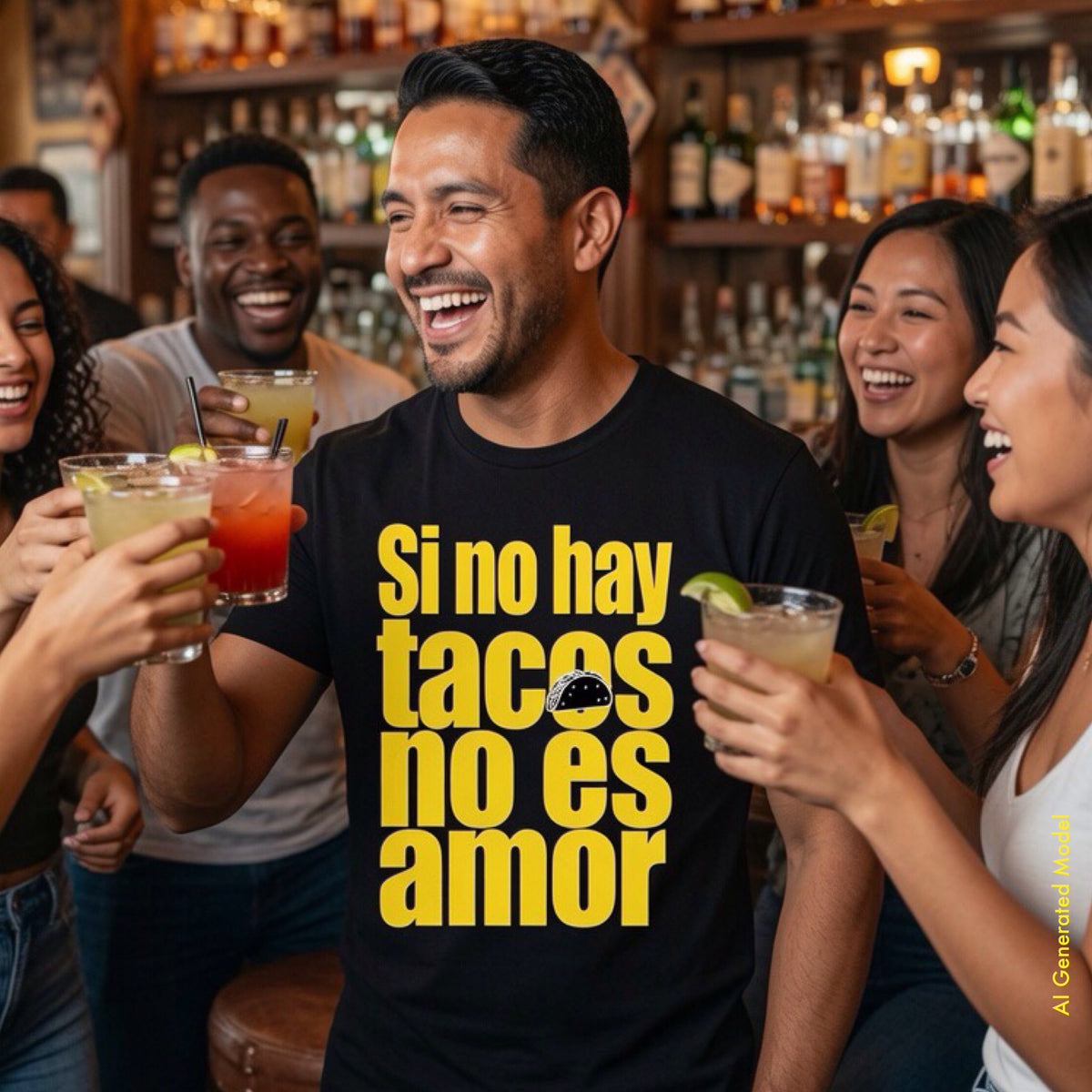 Si no hay tacos, no es amor - On Trend Classic Fit Tee