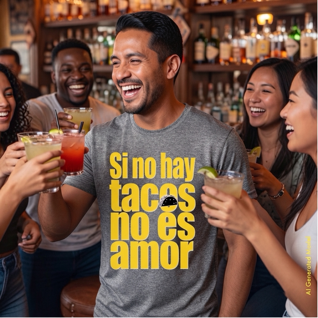 Si no hay tacos, no es amor - On Trend Classic Fit Tee