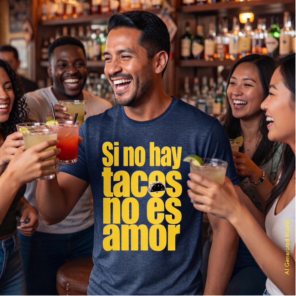 Si no hay tacos, no es amor - On Trend Classic Fit Tee