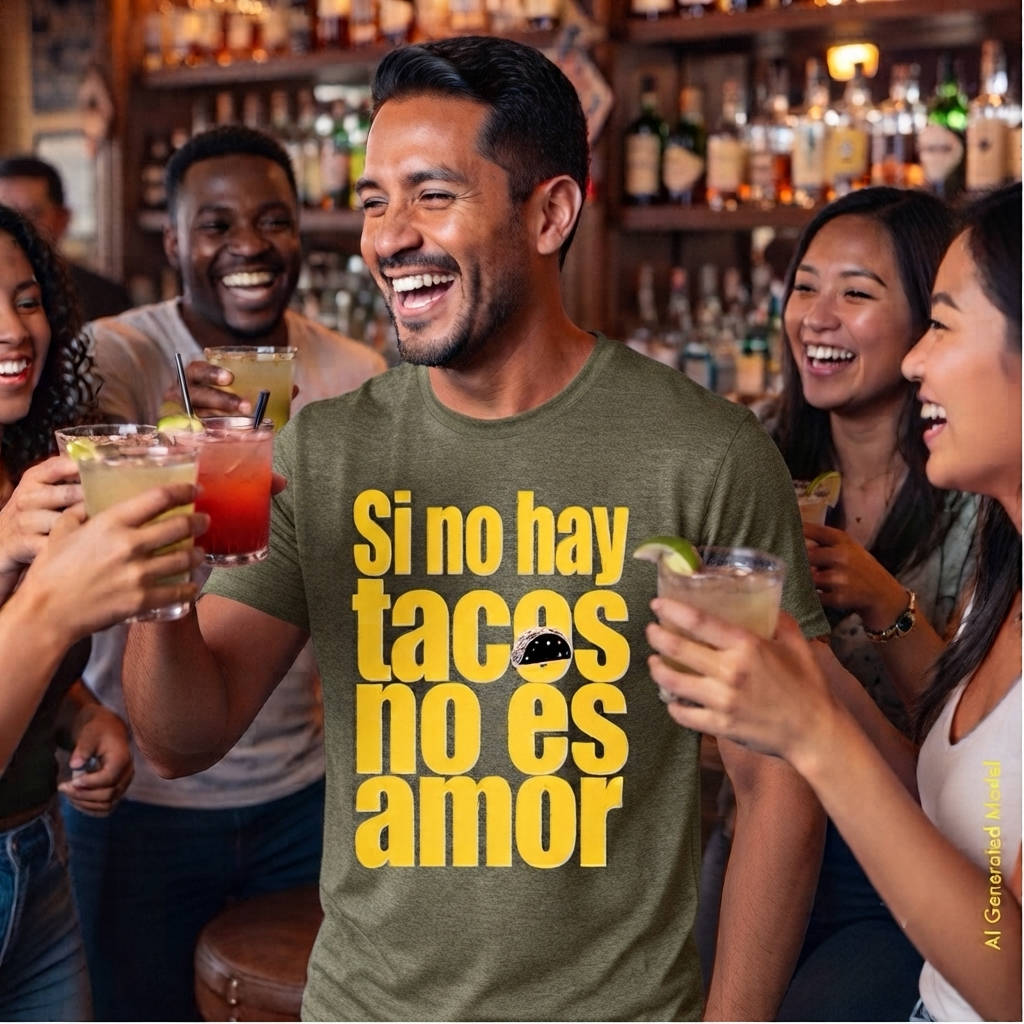 Si no hay tacos, no es amor - On Trend Classic Fit Tee
