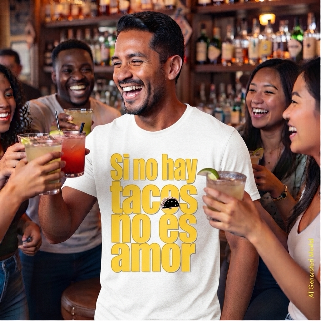 Si no hay tacos, no es amor - On Trend Classic Fit Tee