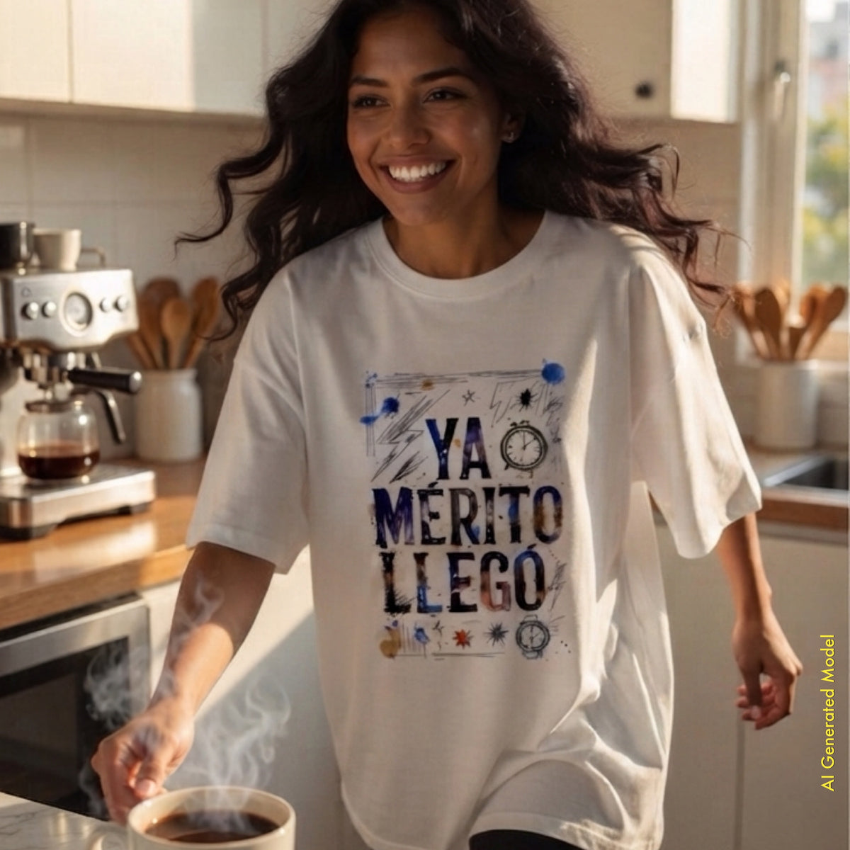 Ya Merito Llego - A Mano Style Relaxed Fit tee