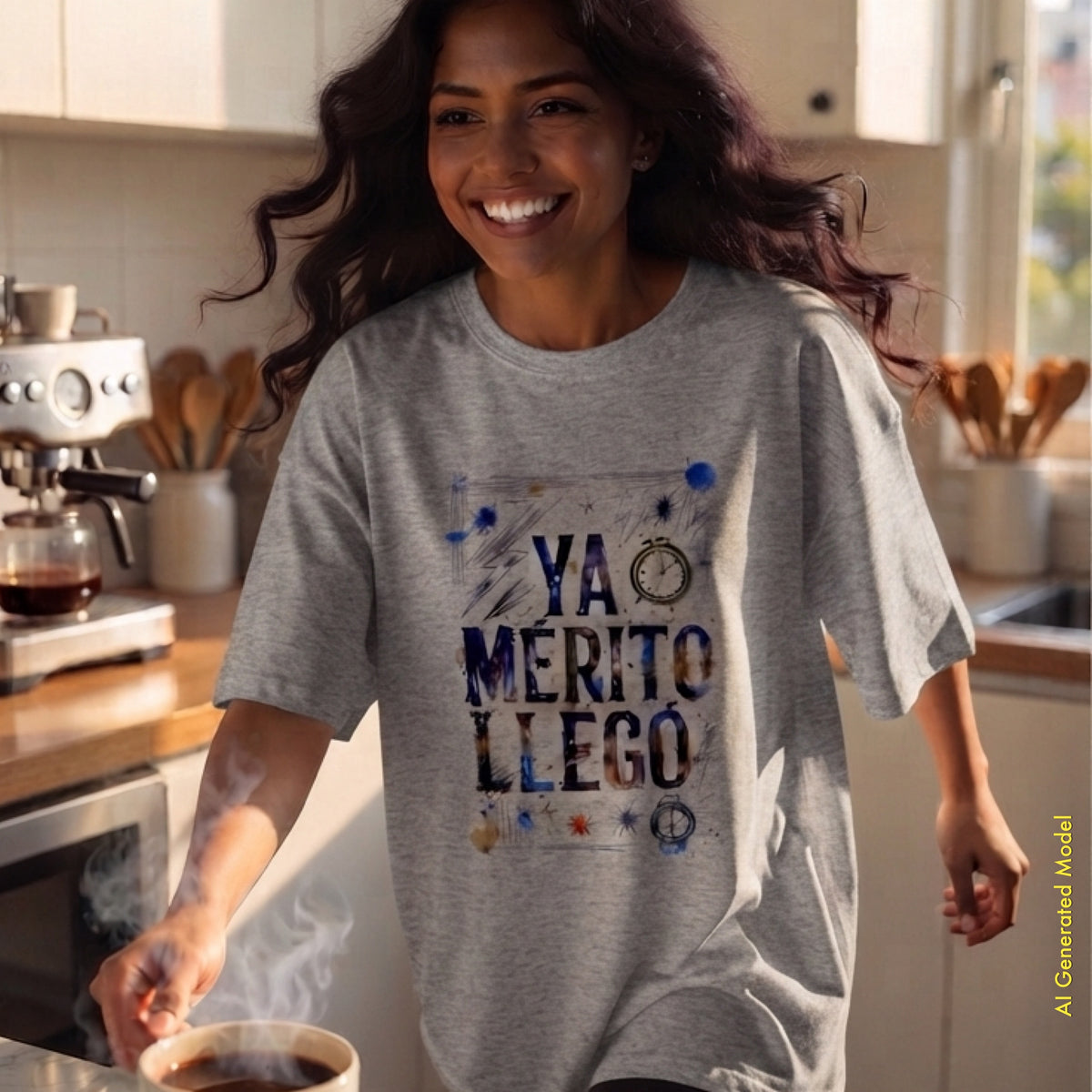 Ya Merito Llego - A Mano Style Relaxed Fit tee