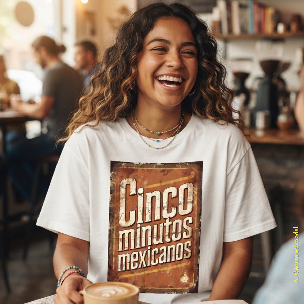Cinco Minutos Mexicanos - Vintage Style Relaxed Fit Tee
