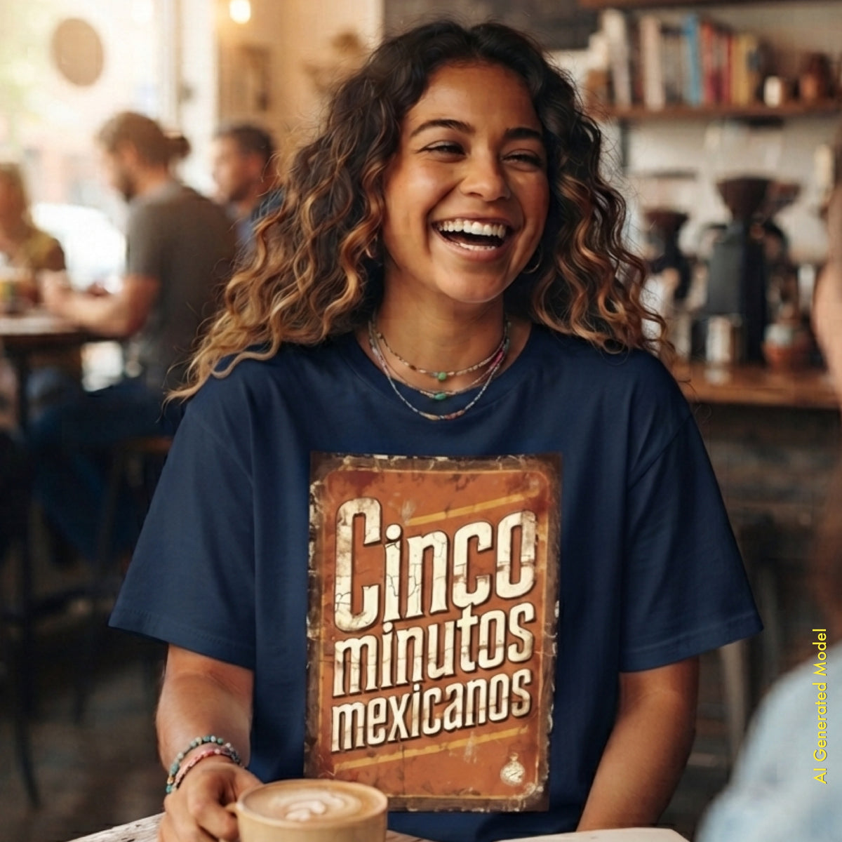 Cinco Minutos Mexicanos - Vintage Style Relaxed Fit Tee