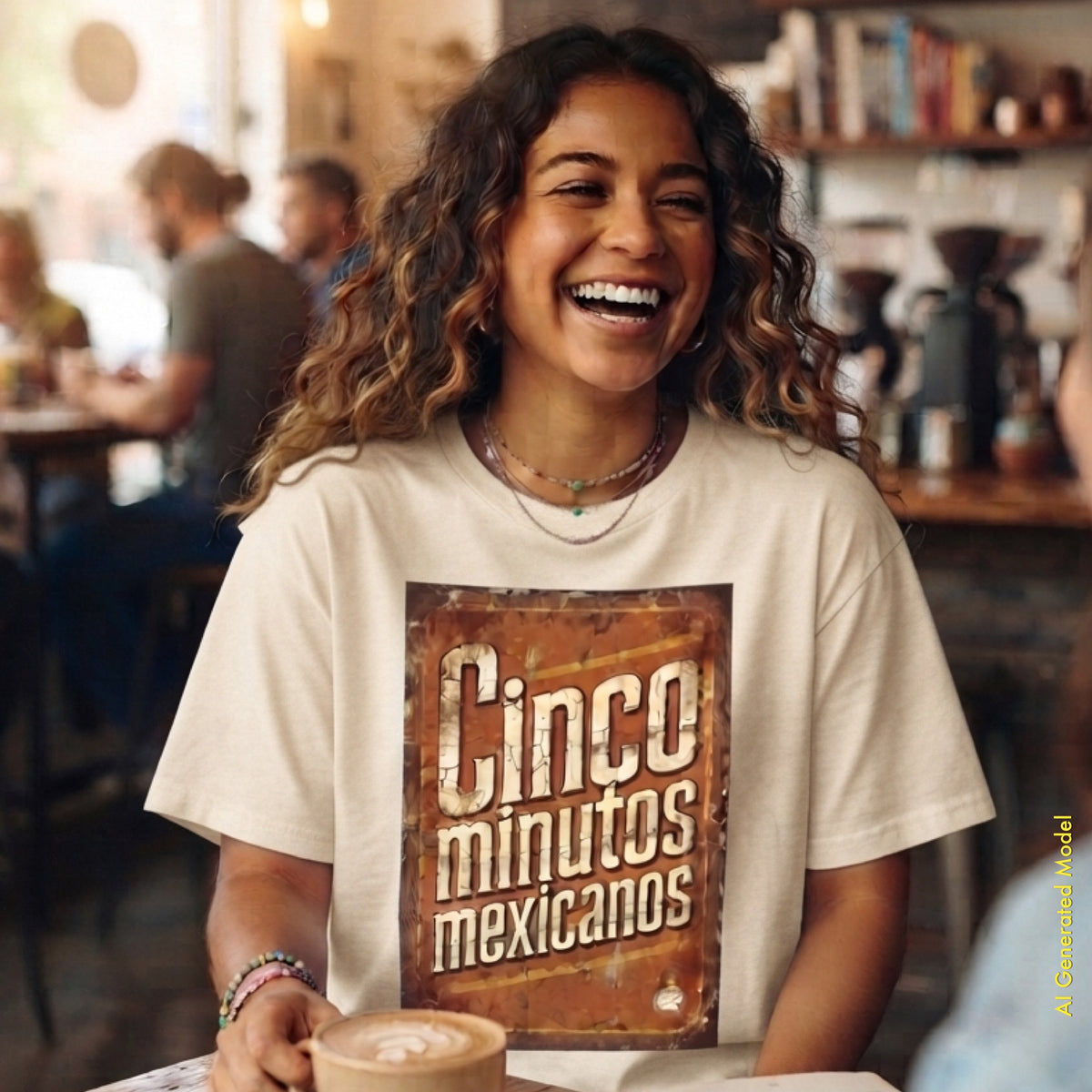 Cinco Minutos Mexicanos - Vintage Style Relaxed Fit Tee