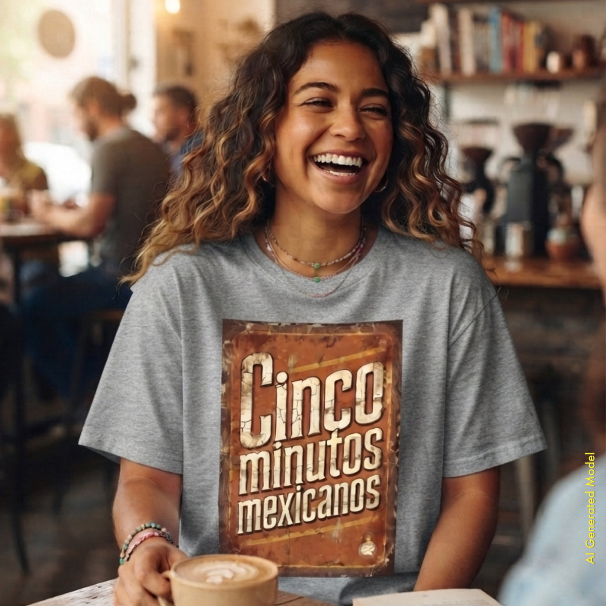Cinco Minutos Mexicanos - Vintage Style Relaxed Fit Tee